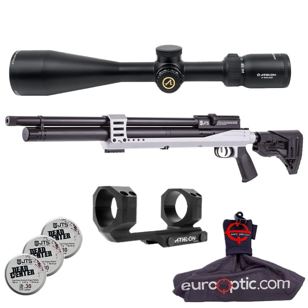 JTS Airguns JTS Airacuda PRS MAX .30 Air Rifle w/ Athlon Argos HMR 4-20x50 Scope & Mount, 3.25g Pellets, Spudz Cleaning Cloth JAGPRSM30S-KIT-134-214007-702008 - $999.99 at Scopelist.com