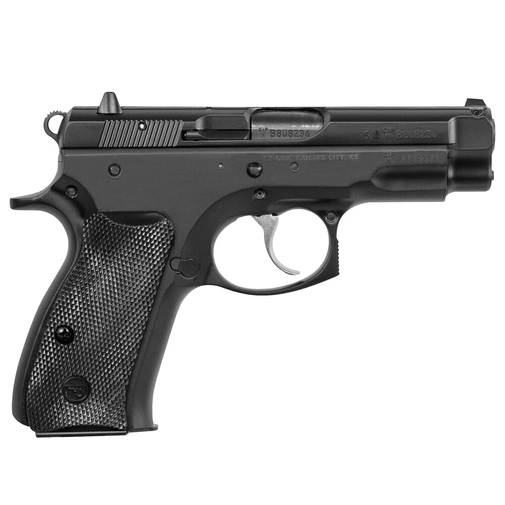 cz-usa CZ-USA 75 Compact 9mm 4.6" Bbl 15rd Blk Handgun w/Polycoat Steel, Fixed Sights, Manual Safety, Blk Plastic Grips 91190 - $769.99 at Scopelist.com