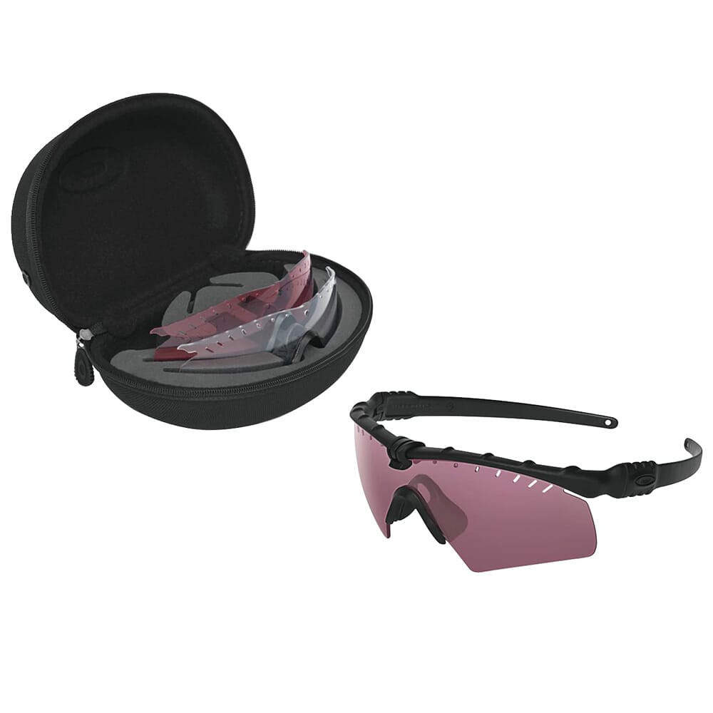 Oakley SI Ballistic M Frame 3.0 EN Matte Black Hybrid Vented w/Clear, TR22, and TR45 Lenses OO9146-4732