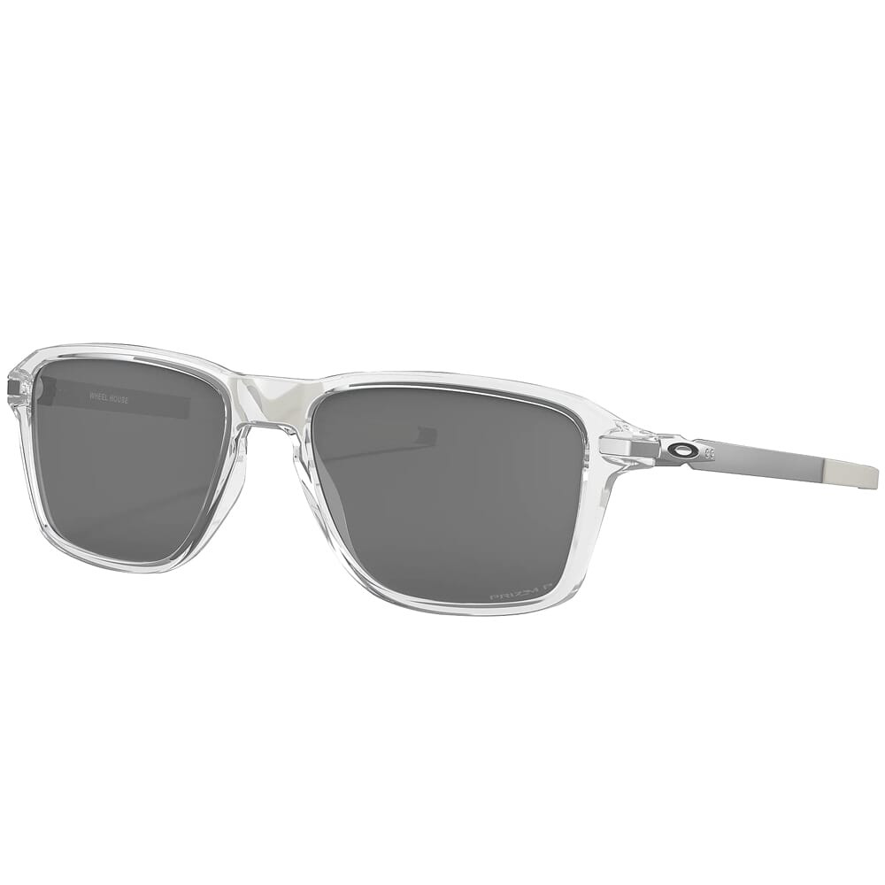Oakley Wheelhouse Polished Clear w/PRIZM Black Polarized Lenses OO9469-0354