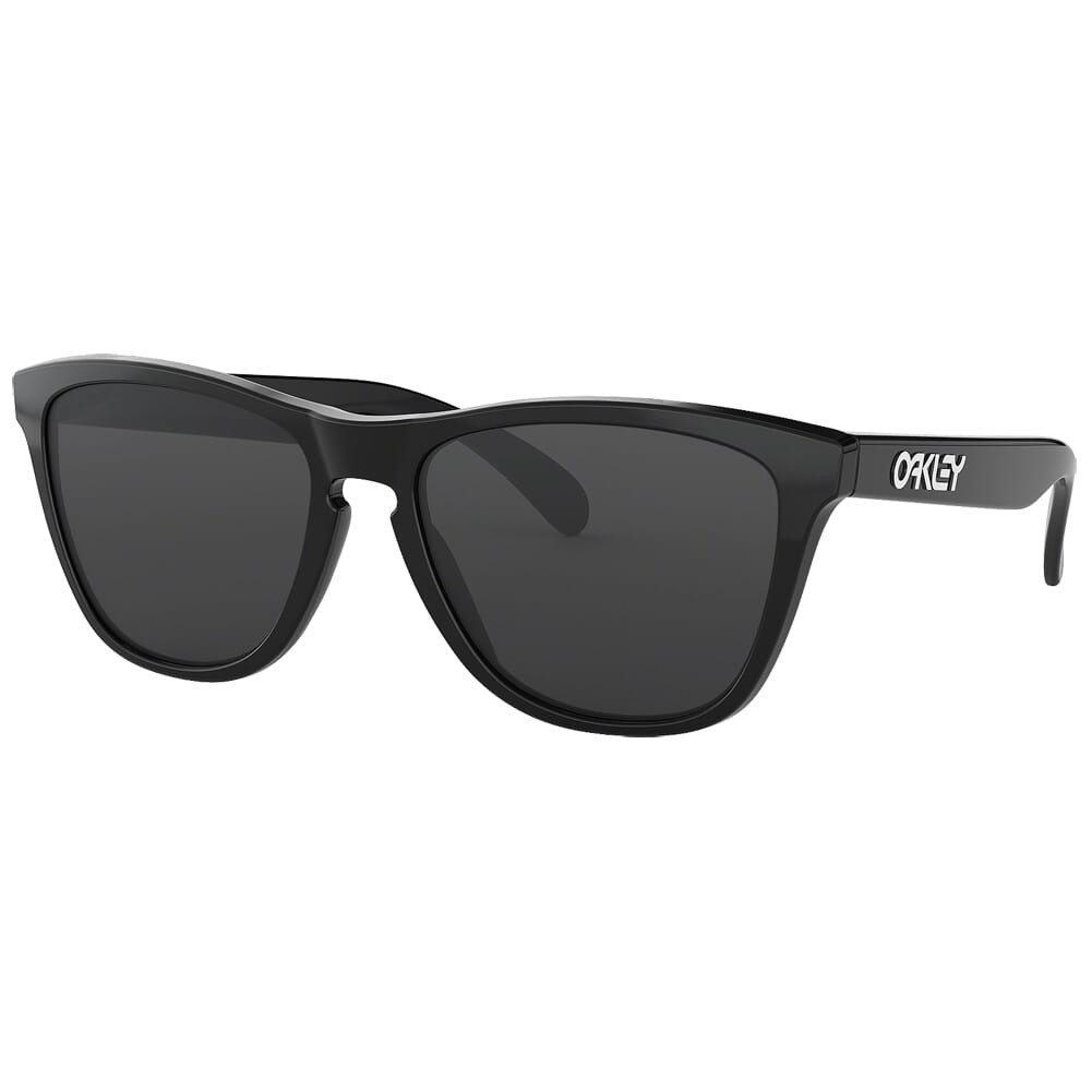 Oakley Frogskins Polished Black w/Grey Lenses 24-306