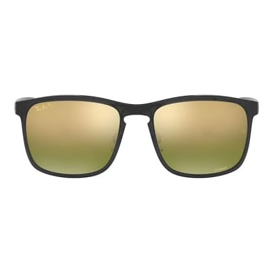 Ray-Ban Grey Green Mirror Gold Gradient Polar 0RB4264-8766O58