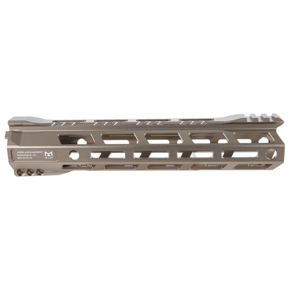 rise armament RISE Armament RA-905 10" Spartan Bronze Skeletonized AR-15 M-LOK Handguard RA-905-100-SB - $126.99 at Scopelist.com