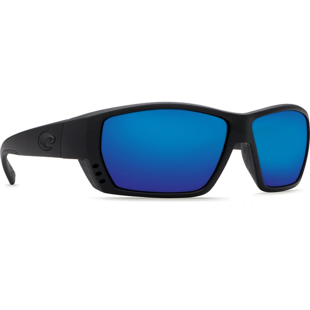 Costa Tuna Alley Blackout Frame Sunglasses w/Blue Mirror 580G Lenses 06S9009-90091962
