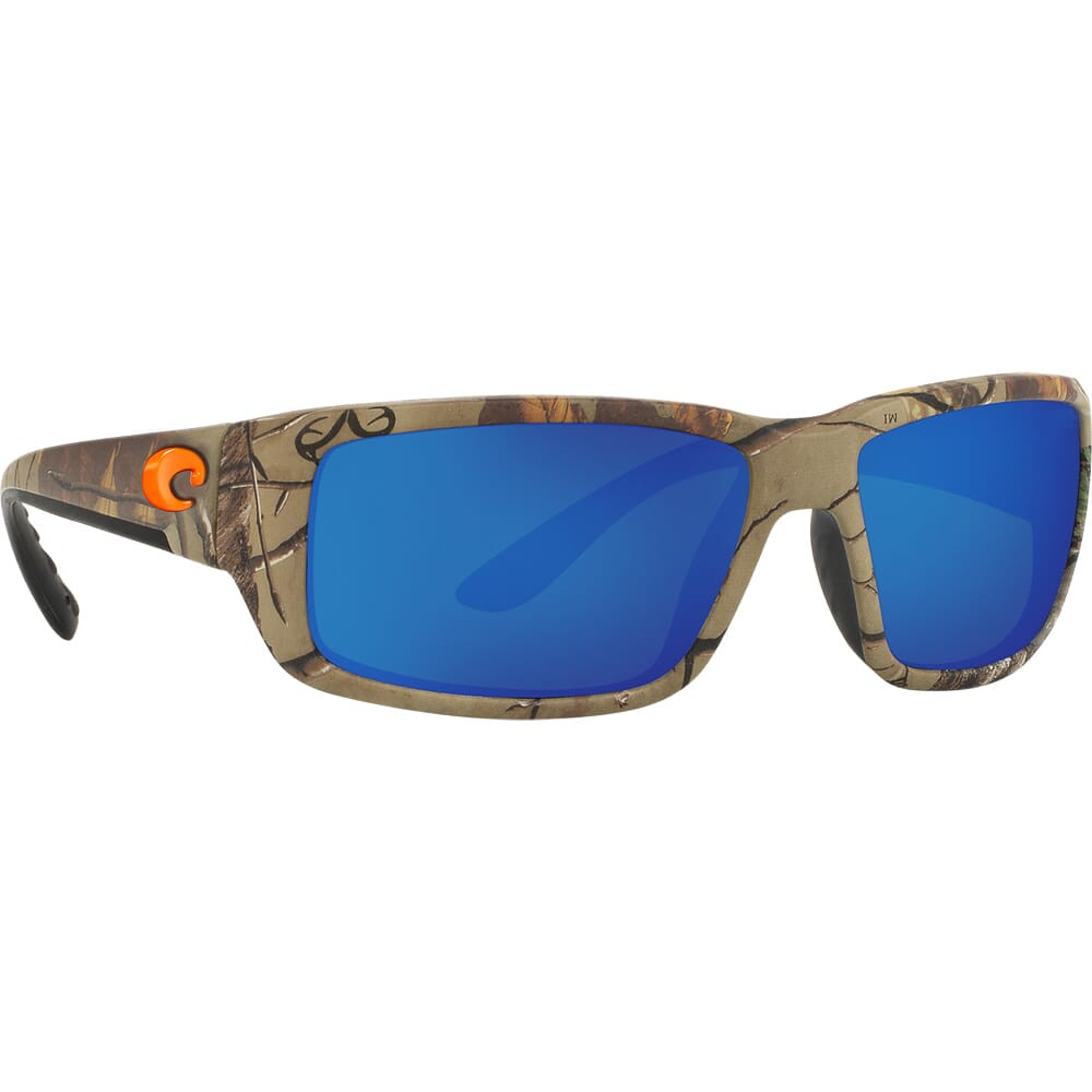 Costa Fantail Realtree Xtra Camo Frame Sunglasses w/Blue Mirror 580G Lenses 06S9006-90064959