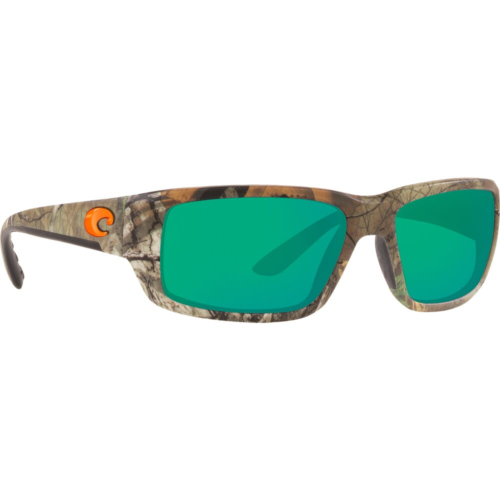 Costa Fantail Realtree Xtra Camo Frame Sunglasses w/Green Mirror 580G Lenses 06S9006-90065059