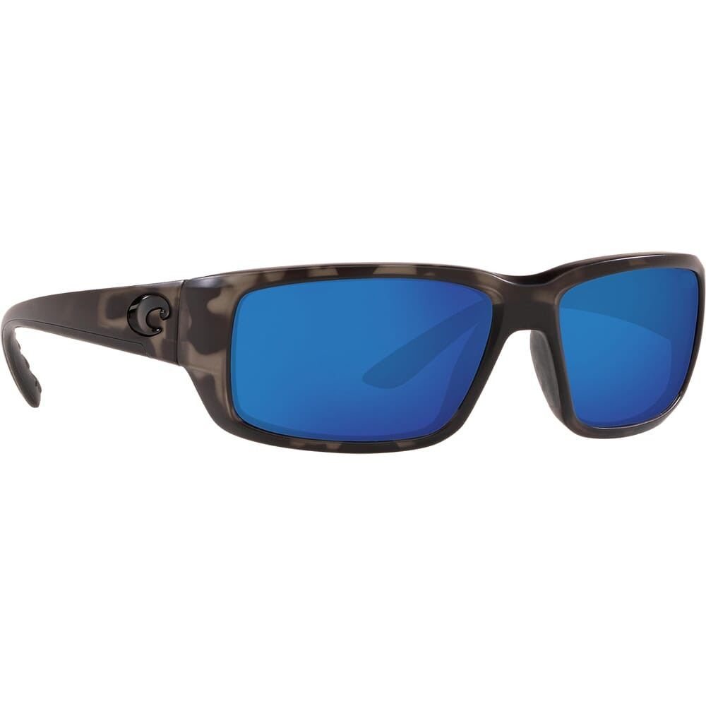 Costa Fantail Ocearch Matte Tiger Shark Sunglasses w/Blue Mirror 580G Lenses 06S9006-90064159