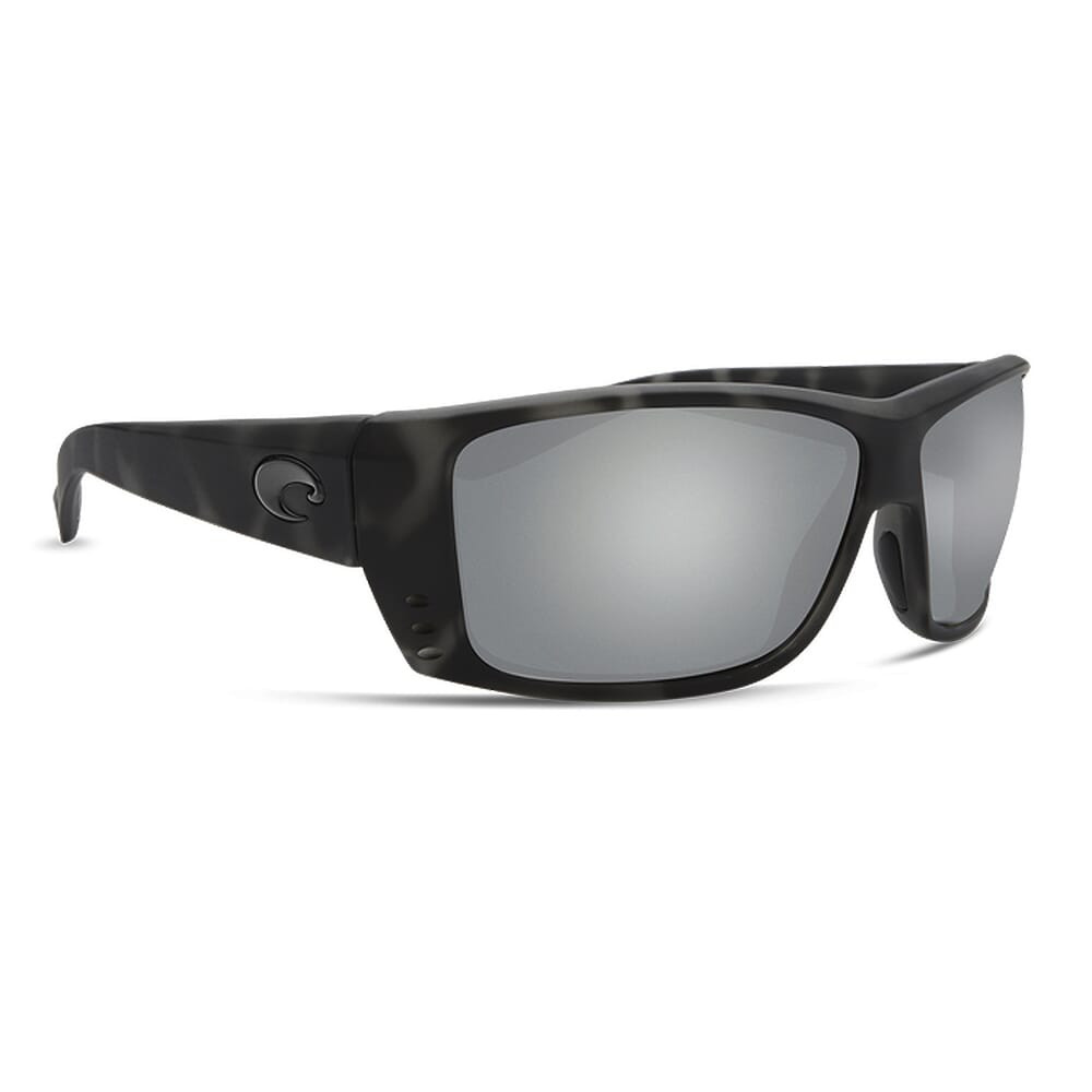 Costa Cat Cay Ocearch Matte Tiger Shark Frame Sunglasses w/ Gray Silver Mirror 580G Lenses AT-140OC-OSGGLP