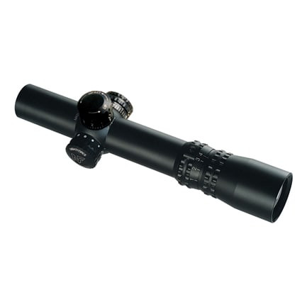 Nightforce NXS 1-4x24 MRAD Zero Stop Mil Dot