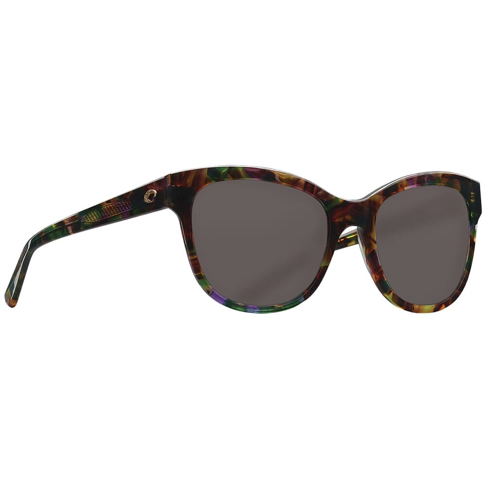 Like New Costa Bimini Shiny Abalone Frame Sunglasses w/Gray 580G Lenses 06S2004-20040454