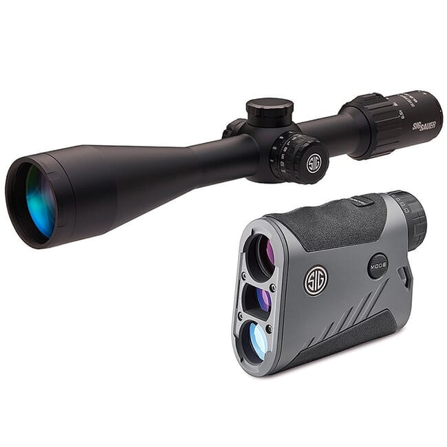 Sig Sauer BDX Combo Kit, Kilo1600BDX LRF and Sierra3BDX Rifle Scope, 6.5-20x52mm SOK16BDX05