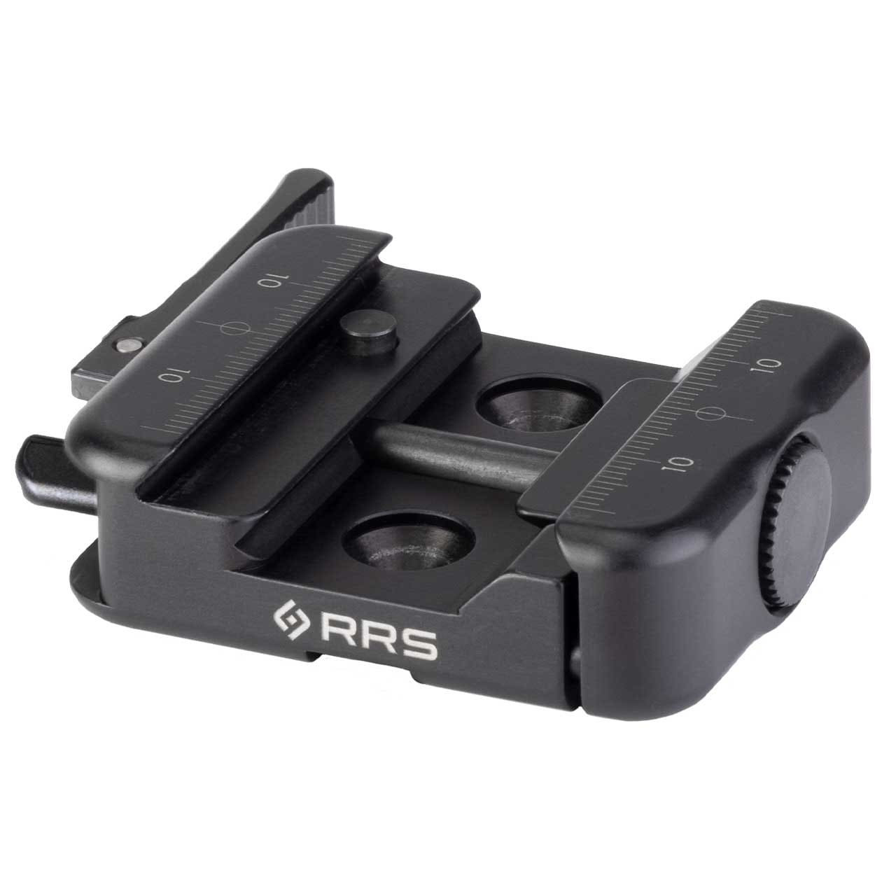 Really Right Stuff SC-ARC Adjustable R-Lock ARMS-17 Compatible SOAR Bipod Dual Clamp RRS-9000029 in Black