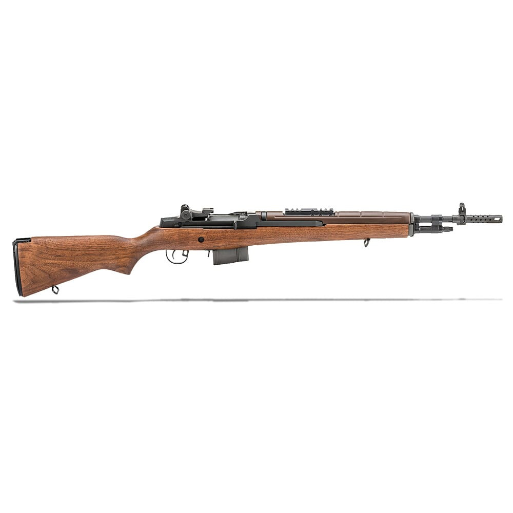 Springfield Armory M1A Scout Squad .308 Win 18" Bbl Rifle w/ Walnut Stock, Scout-Style Picatinny Rail, Muzzle Brake, 1x10rd Magazine AA9122