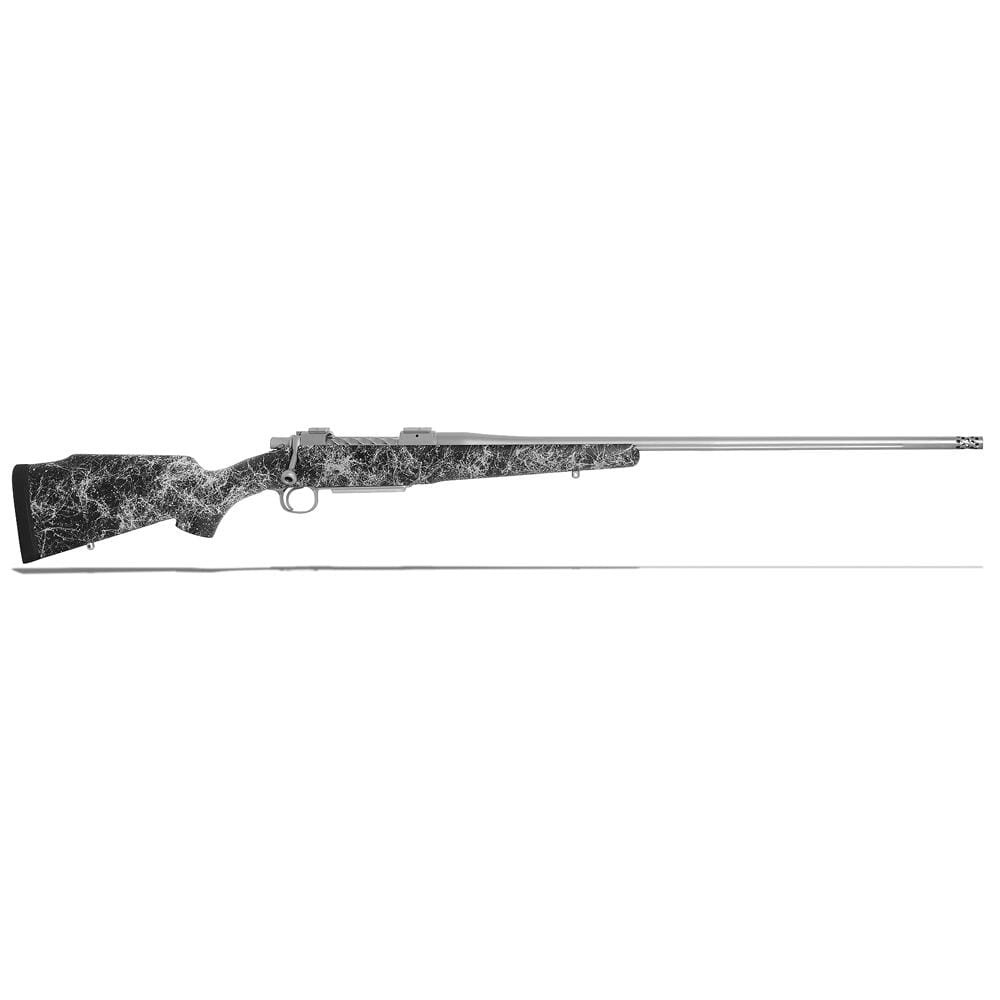 Cooper Firearms M92 Backcountry .300 Win Mag Black w/ Gray Webbing 24" Rifle, Spiral Bolt, Warne SS Base M92-BC-300WM-Blk-Gry-CF-WrnSS