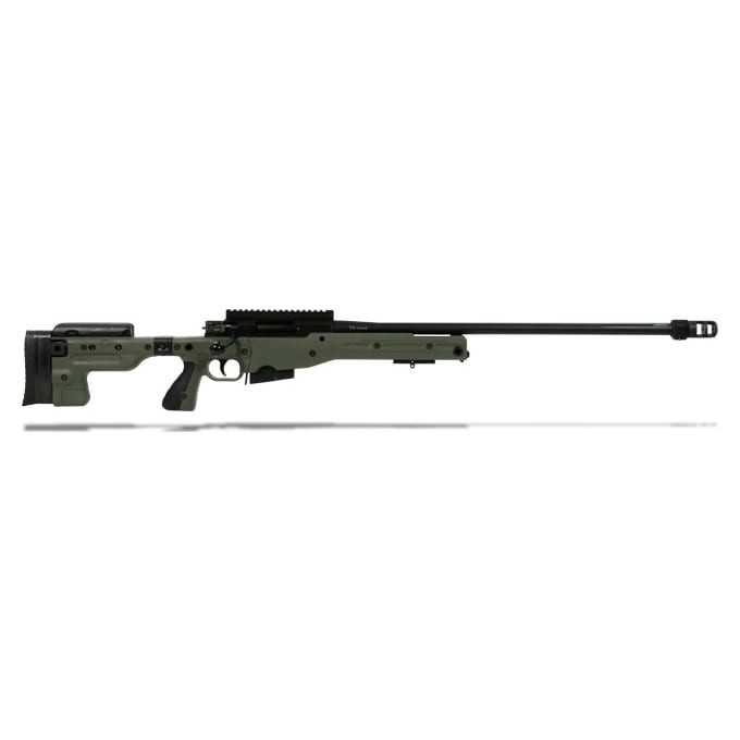 Accuracy International AT Rifle - Folding Green Stock - 308 Win 26 inch threaded bbl std brake - small firing pin - R11020-CR AT-308RFOGRQ26THSM
