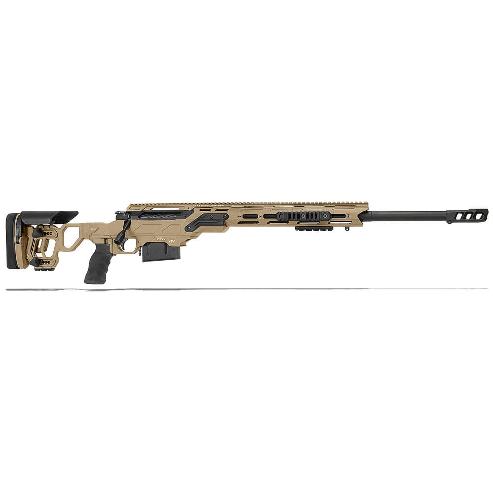 Cadex Defense Freedom Tac Tan/Black 300 Win Mag 26" 30 MOA Skeleton Rifle CDX300-TAC-300-26-B-MB-HTB