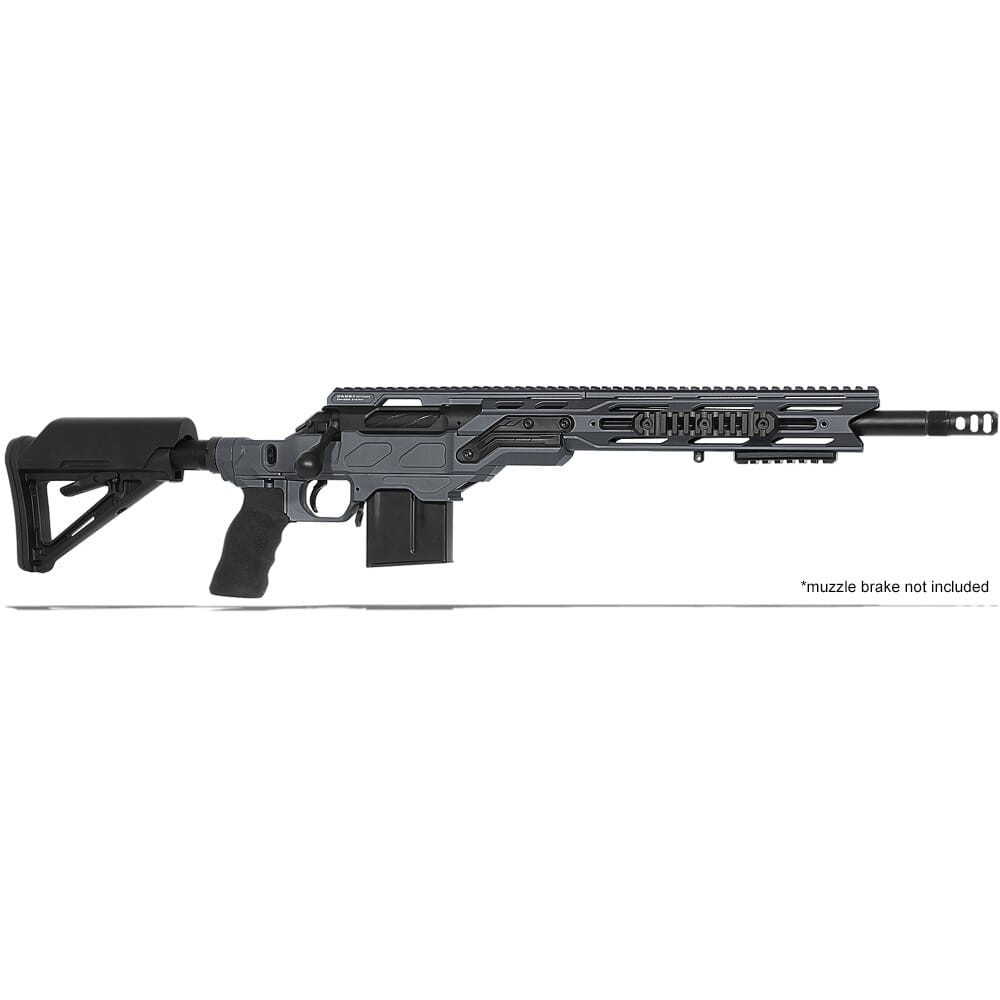 Cadex Defense CDX-R7 CPS (Takedown) SA 6.5 Creedmoor 16.5" 1:10" Bbl Hybrid Gry/Blk Rifle w/MX1 MB CDXR7-COPS-308-165-BR20-D2E1N-HGB