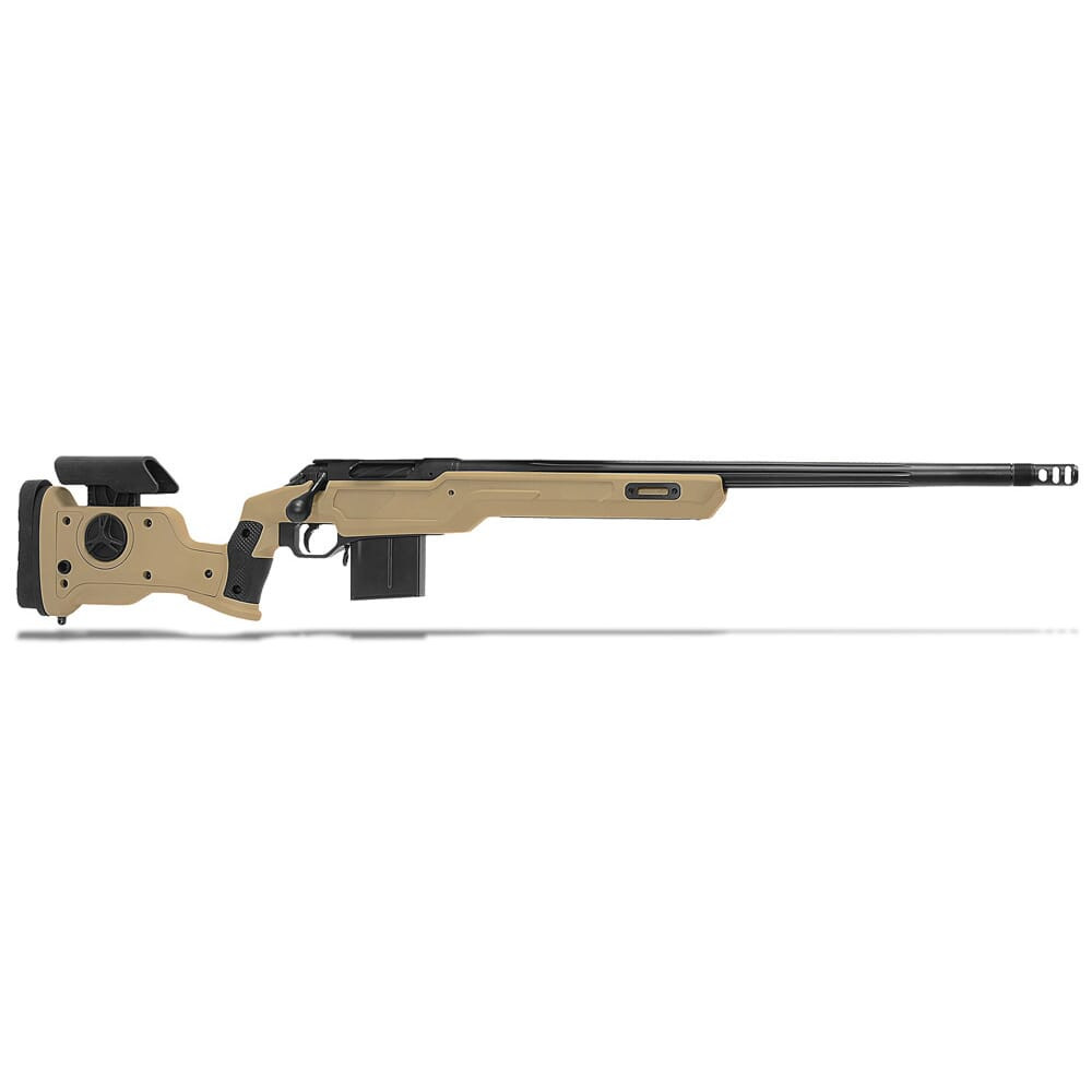 Cadex Defense R7 Sheepdog Evo M-LOK Tan/Black 260 Rem 24" 20 MOA Rifle CDXR7-SDOG-260-24-MB-HTB