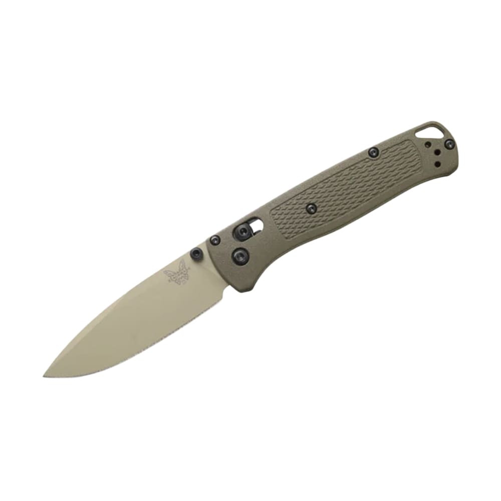 Benchmade Bugout Folding Knife with Desert Verde Cerakote Finish - Dark Olive