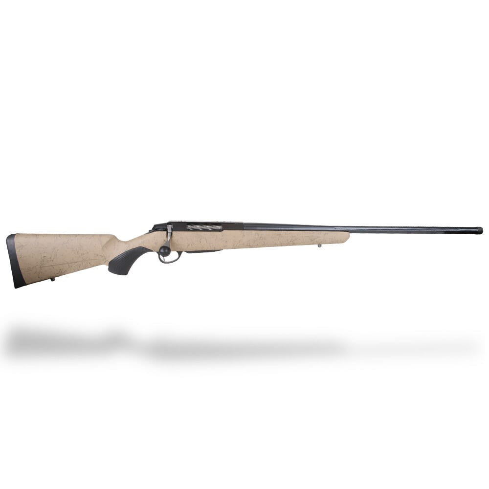 Tikka T3x Lite Roughtech Bolt-Action Rifle - 6.5 PRC - Black Cerakote - Tan Roughtech