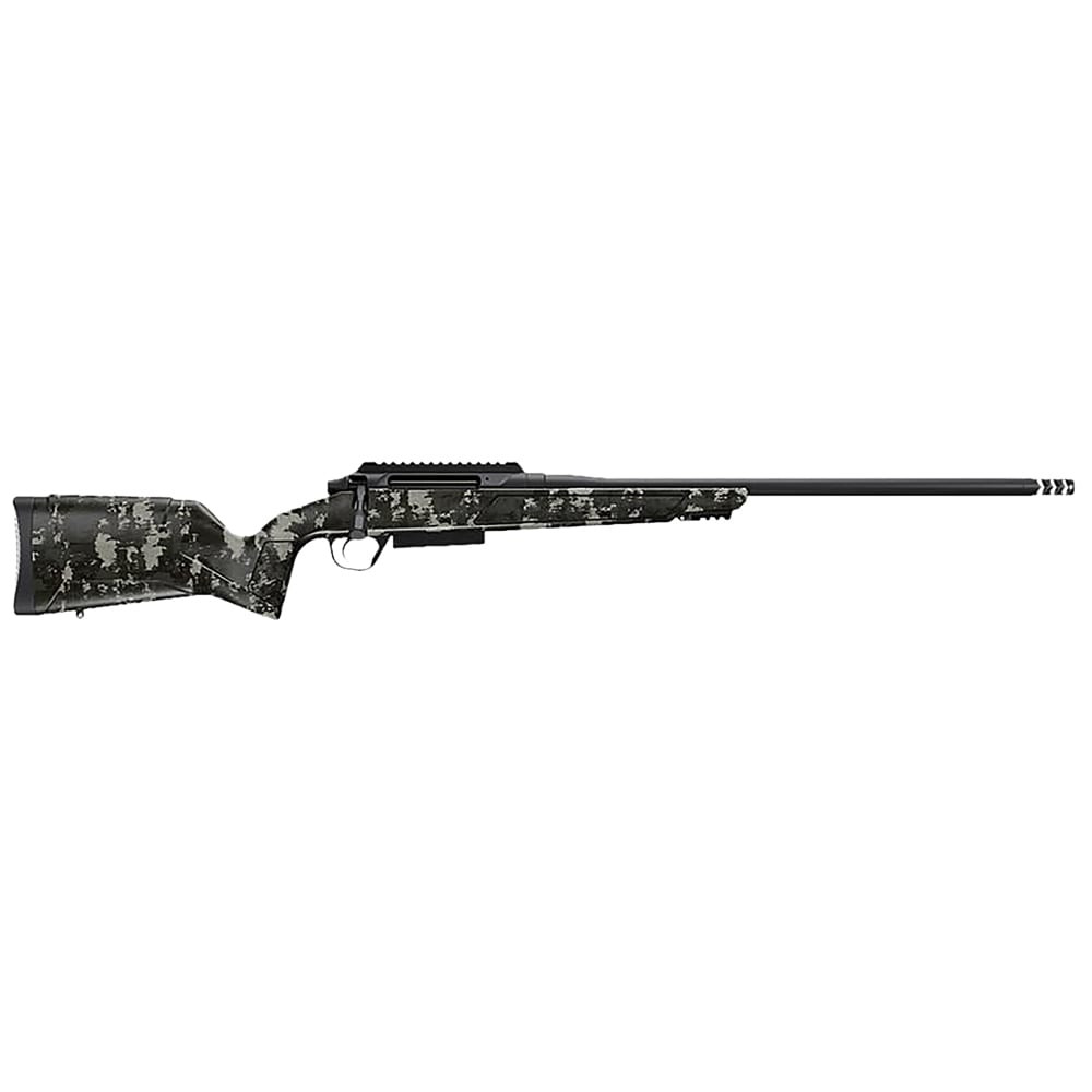Christensen Arms Evoke Hunter 7mm Backcountry 20"Bbl Black Cerakote Action Multi-Tone Green Stock 801-15037-01