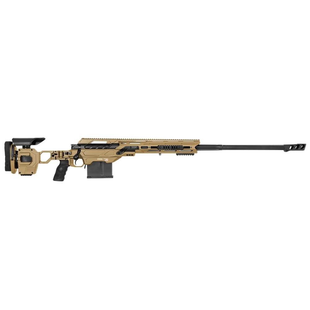 Cadex Defence CDX-40 SHDW, .375CT, 32\" Barrel, Regular Buttstock, with MX1 Muzzle Brake, 40 MOA Top Rail, Mag Type DSSF 4.725\", Round (D) Bolt Knob, Double Stage Trigger, 1-7\" Twist Rate, 7/8\"-24 TPI, Color : Hybrid Tan-Black