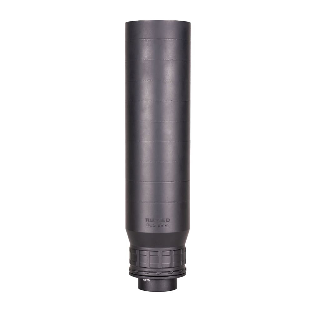 Rugged Suppressors Sub9 Sub-gun Optimized w/HUB/Universal Threading Suppressor Compatible with HK Spec 3 Lugs and HUB 1.375x24 Mounts SUB9