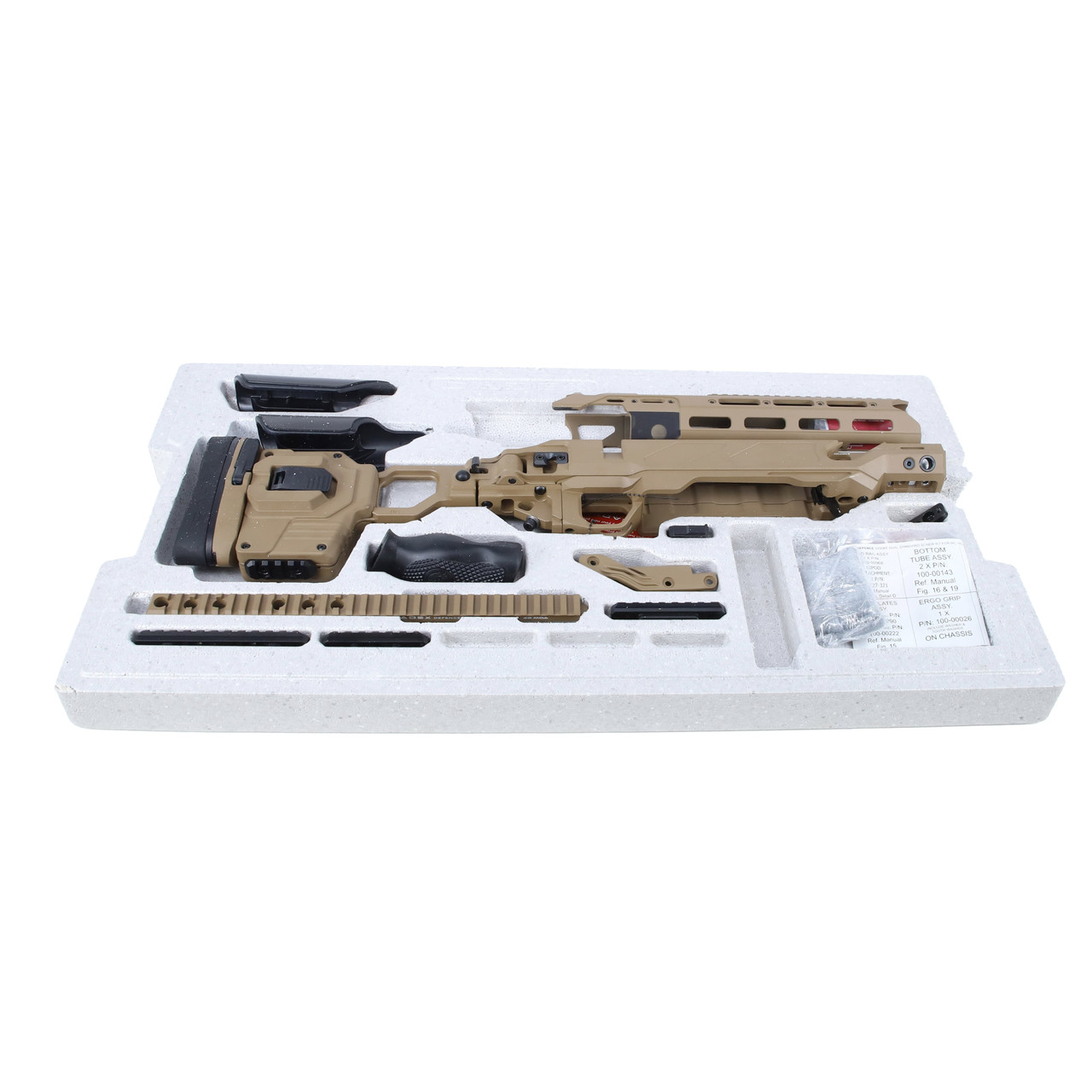 Cadex Defense Cadex : Cadex Chassis : Dual Strike : STKDL-MCM-RH-50-R40I-TAN