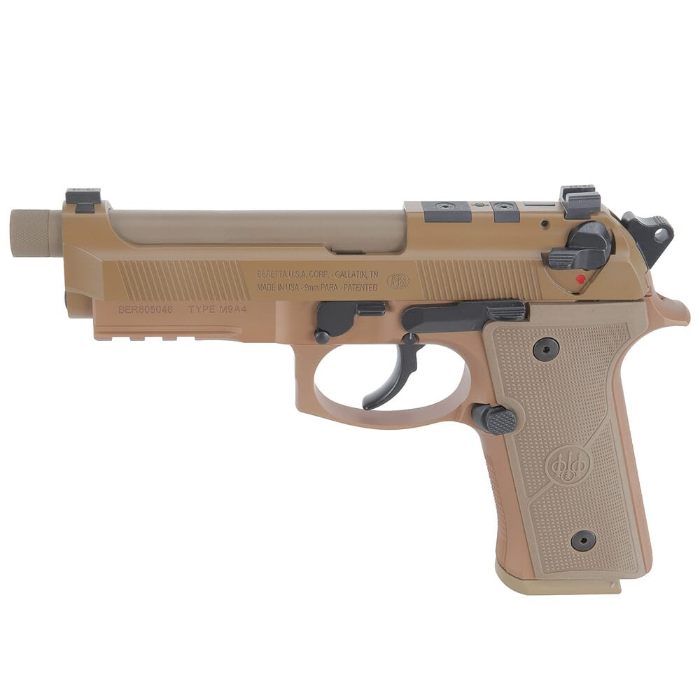 Beretta Beretta M9A4 Centurion 9mm 4.8" Bbl SA/DA Pistol w/(3) 18rd Mags JS92QM9A4GM - $1149.00 at Scopelist.com