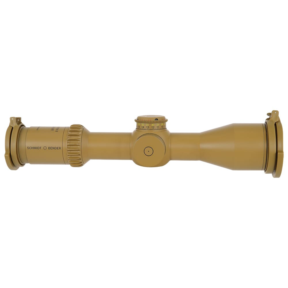 Schmidt Bender 5-20x50mm PM II Ultra Short LPI P4FL 1cm ccw DT35 MTC LT / ST ZC CT RAL8000 Riflescope 173-945-972-F1-E8