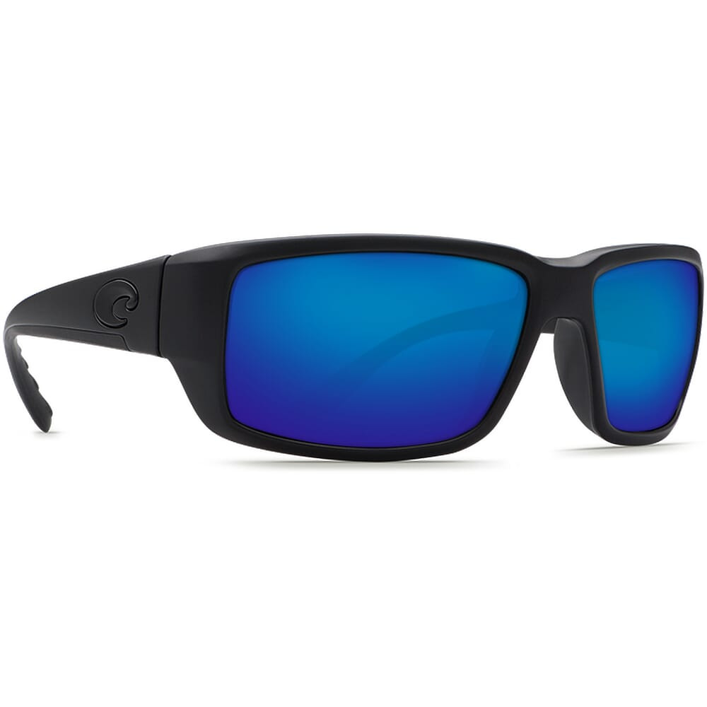Costa Fantail Blackout Frame Sunglasses w/Blue Mirror 580G Lenses 06S9006-90062859