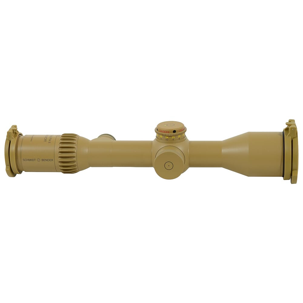 Schmidt Bender 3-20x50mm PM II Ultra Short LP GR2ID 1cm ccw DT27 MTC LT / ST ZC CT RAL8000 Riflescope 667-945-422-G8-E8