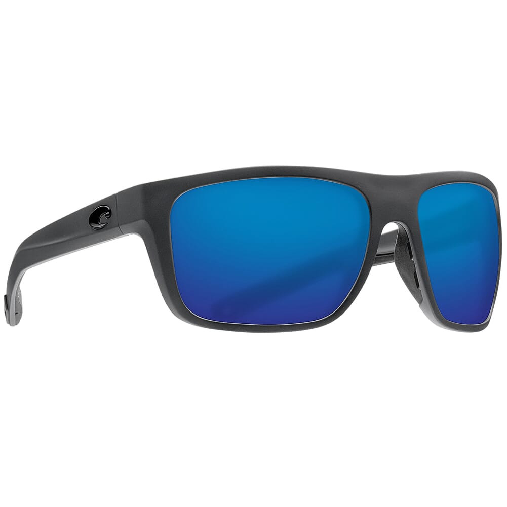 Costa Del Mar Costa Broadbill Matte Gray Frame Sunglasses w/Blue Mirror 580G Lenses 06S9021-90213361