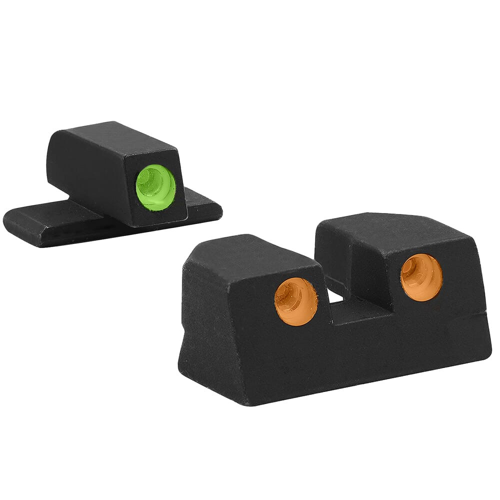 Meprolight USA Meprolight Tru-Dot Sig Sauer 9mm/.357SIG P-Frame (Except P365XL) Fixed Orange Rear/Green Front Tritium Illum Pistol Sight Set