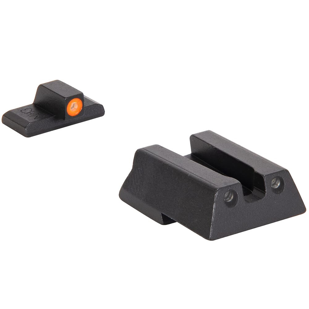 Meprolight USA Meprolight Hyper-Bright H&K 45/45C/P30/VP9/SFP9 (Not VP2020) Fixed Orange Ring/Green Dot Tritium Illum Pistol Sight Set 0415453131