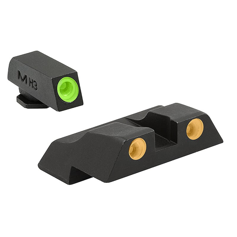 Meprolight USA Meprolight Tru-Dot Glock 26, 27 Green/Orange Fixed Pistol Sight Set 102263301