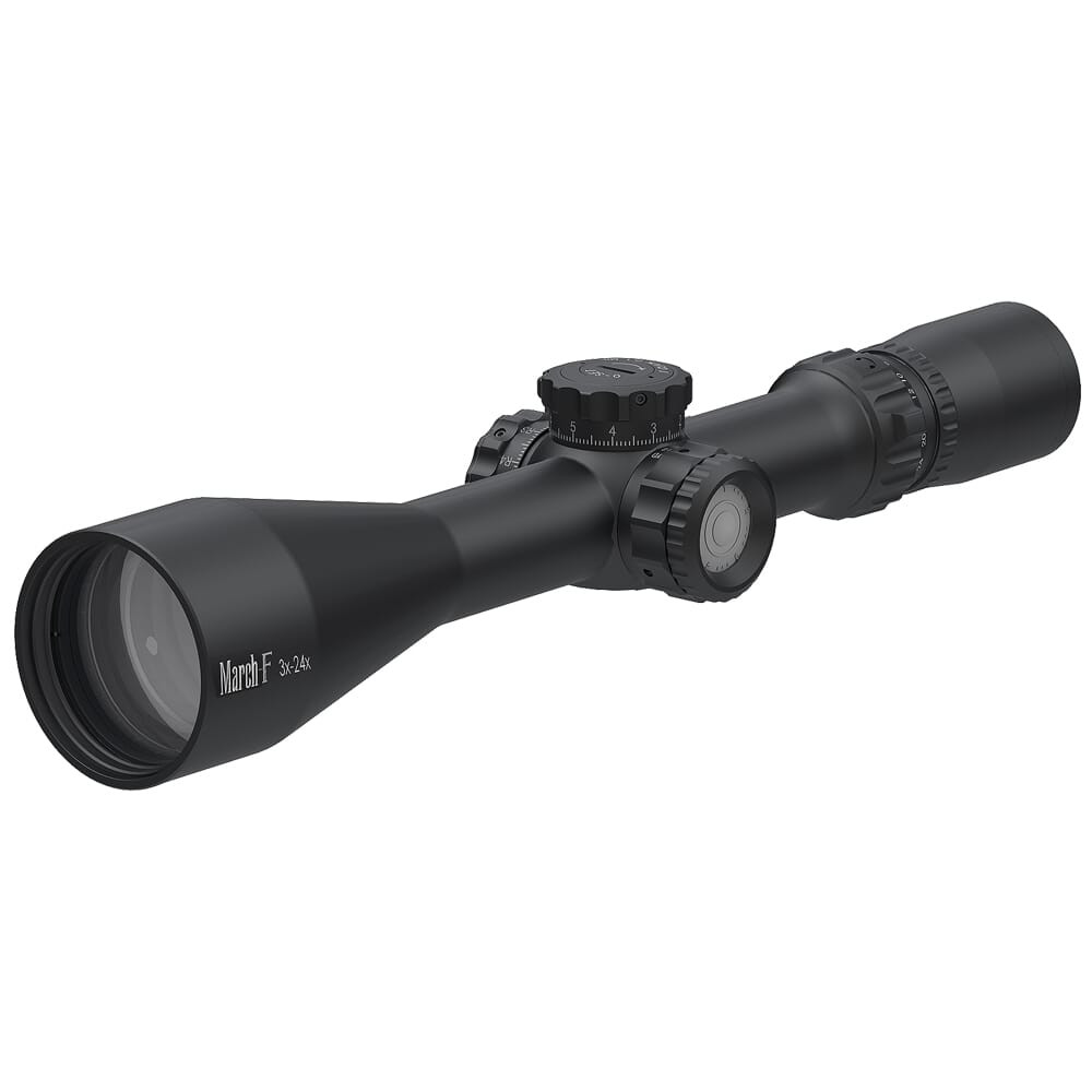 March F 3-24x52mm FFP FML Reticle 0.1MIL 6Level Illum Riflescope D24V52FIMLN-FML