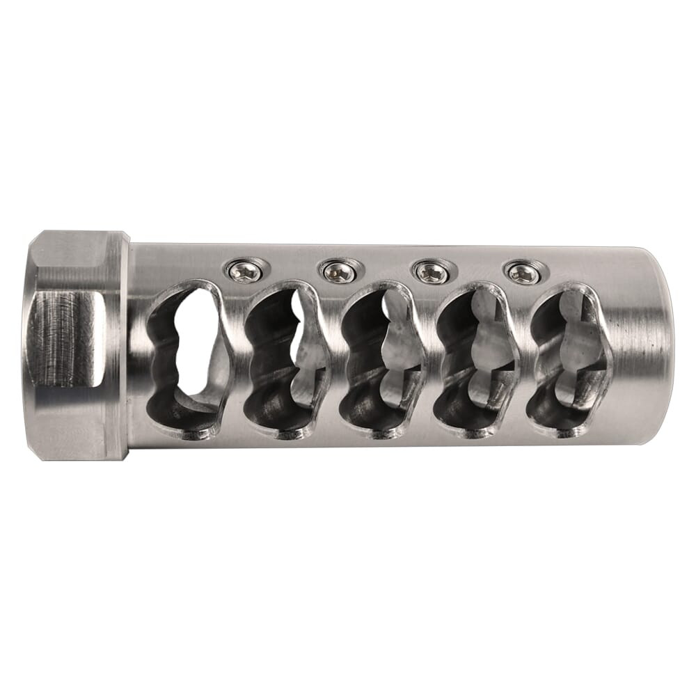American Precision Arms Gen 4 Fat Bastard Self Timing Muzzle Brake 5/8x24 / .30 / Stainless G4F5830S