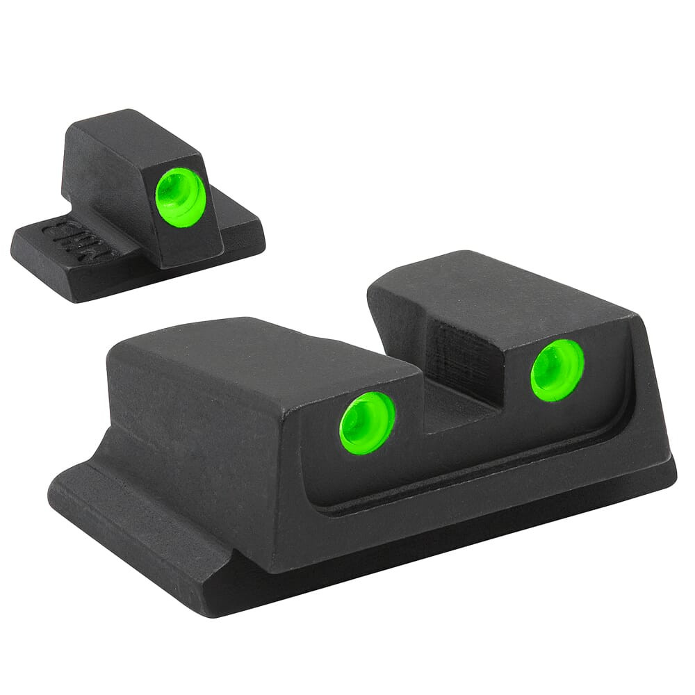 Meprolight USA Meprolight Tru-Dot S&W M&P Full-Size/Compact/Sub-Compact Green/Green Fixed Pistol Sight Set 117663101