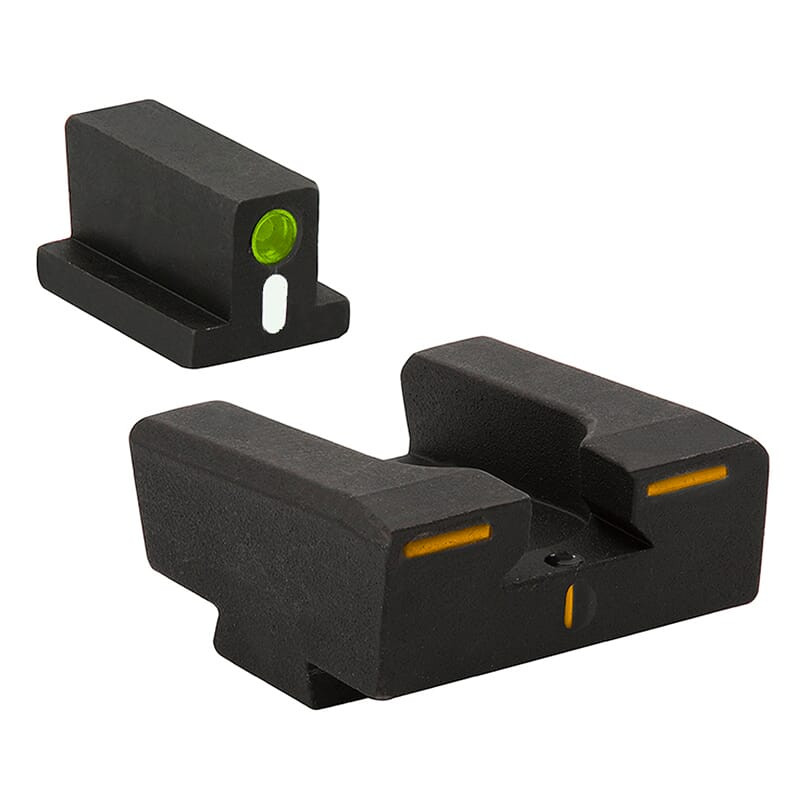 Meprolight USA Meprolight Tru-Dot Glock (All Models) Green/Orange R4E Pistol Sight Set 122243301