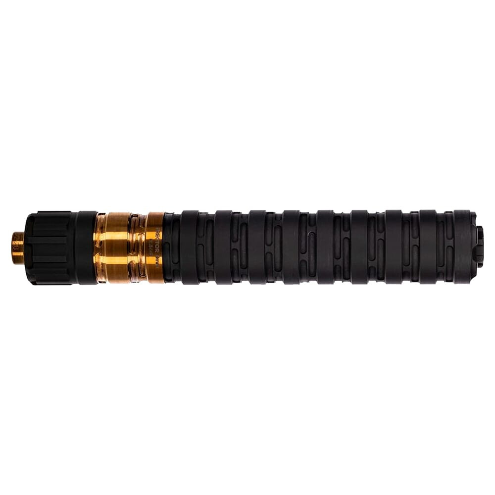 Q, LLC. Erector 9 9mm Modular 1/2-28 Black Piston Silencer SIL-E-9-BLACK