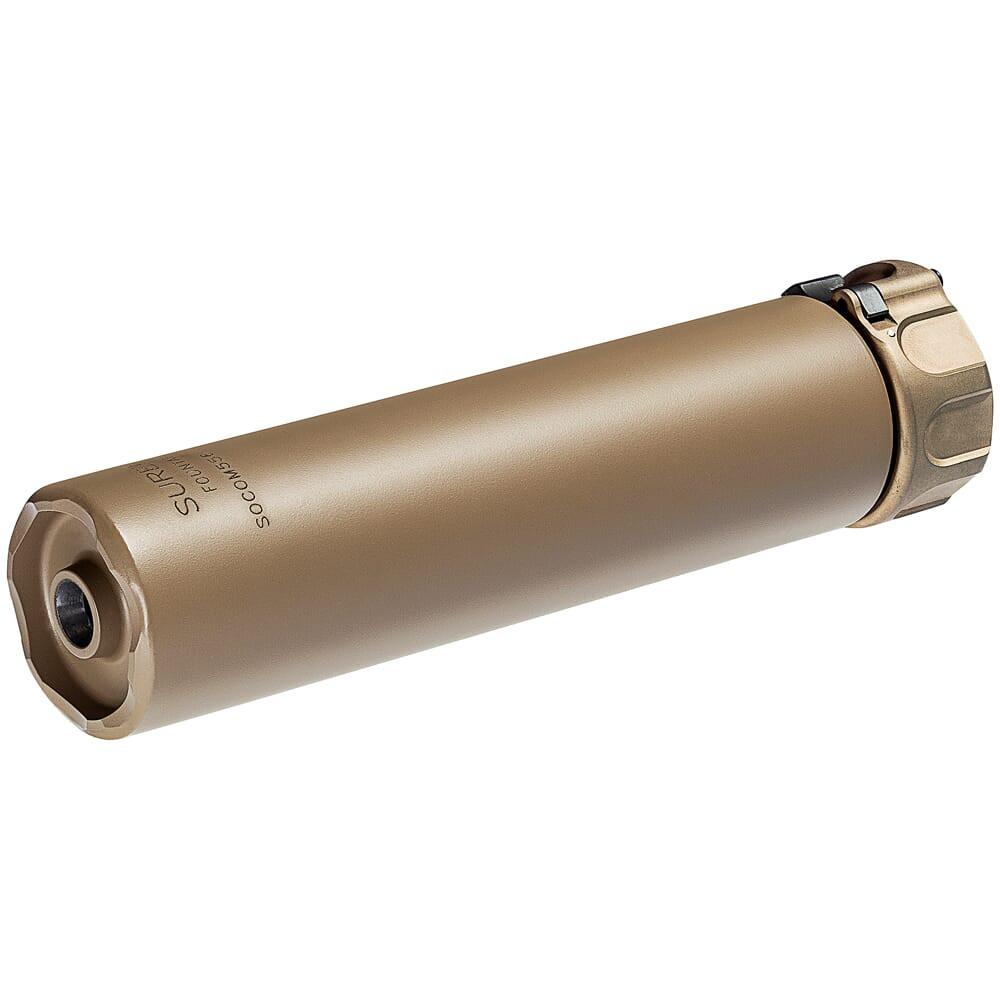 SureFire SOCOM556 SB2 Gen II 5.56 Dark Earth Suppressor w/ Fast-Attach Mount SOCOM556-SB2-DE