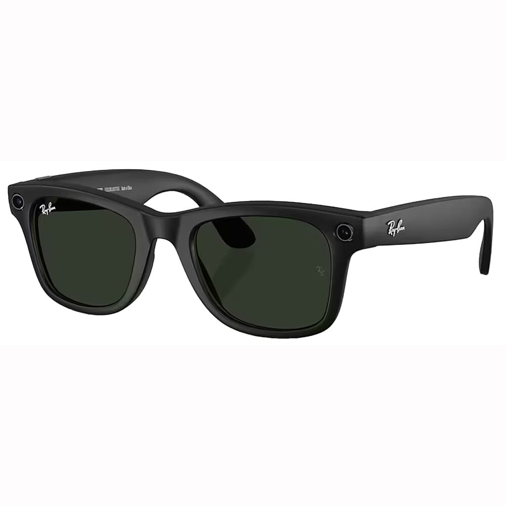Ray-Ban Meta Wayfarer Matte Black Transitions Graphite Green 0RW4006-601S1M
