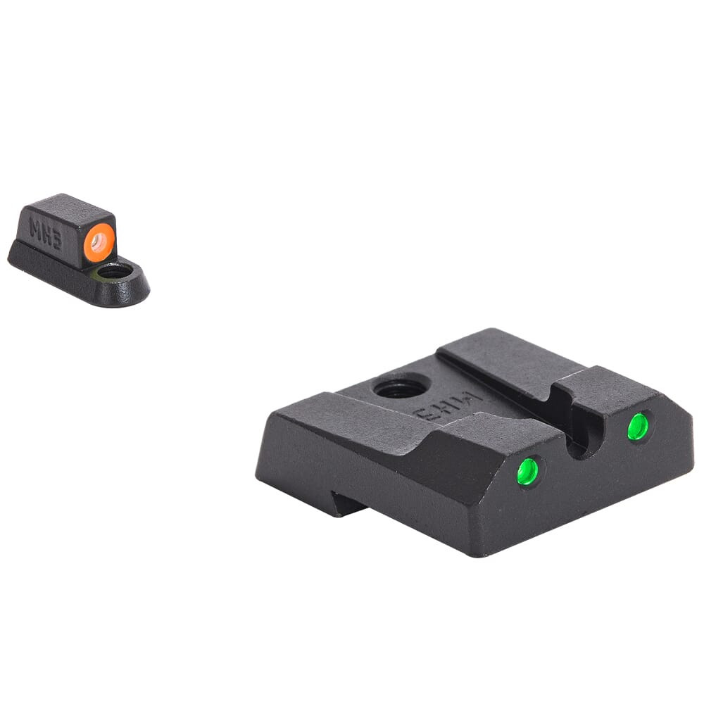 Meprolight USA Meprolight Hyper-Bright CZ P10 Orange Ring/Green Fixed Pistol Sight Set 477863131