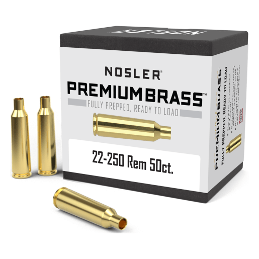 Nosler Premium Brass Box - 22-250 Rem (50ct) 10065