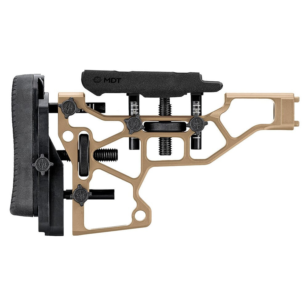 MDT XTN Interface SRS X Elite Short FDE Skeleton Buttstock 105127-FDE in Flat Dark Earth