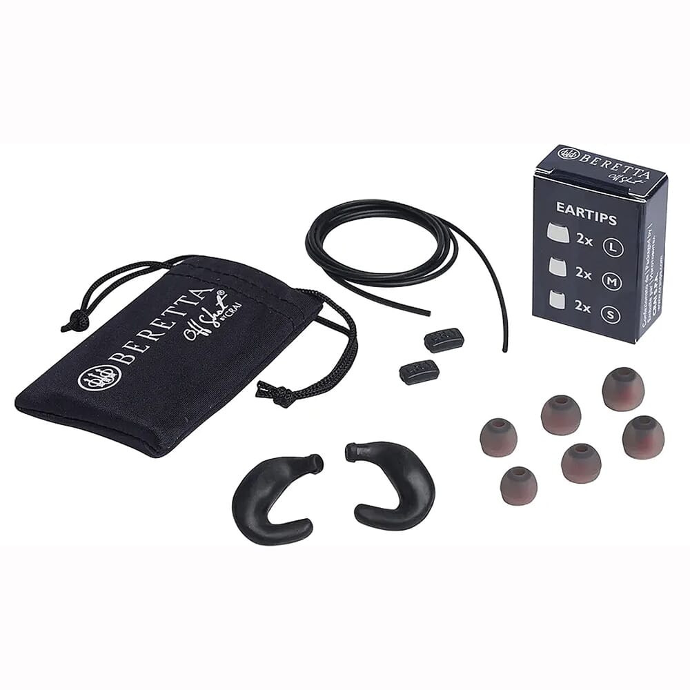 Beretta Comfort Plus EVO Black Earplugs CF121D00430999UNI