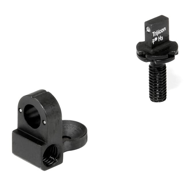 Trijicon M16/AR15 3 Dot Night Sights CP25 600174 in Front Black Outline/green Tritium