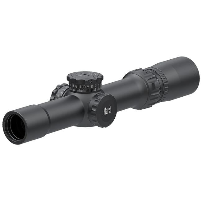 March Compact Tactical 1-10x24 MTR-1 Reticle 1/4MOA Riflescope D10V24TM