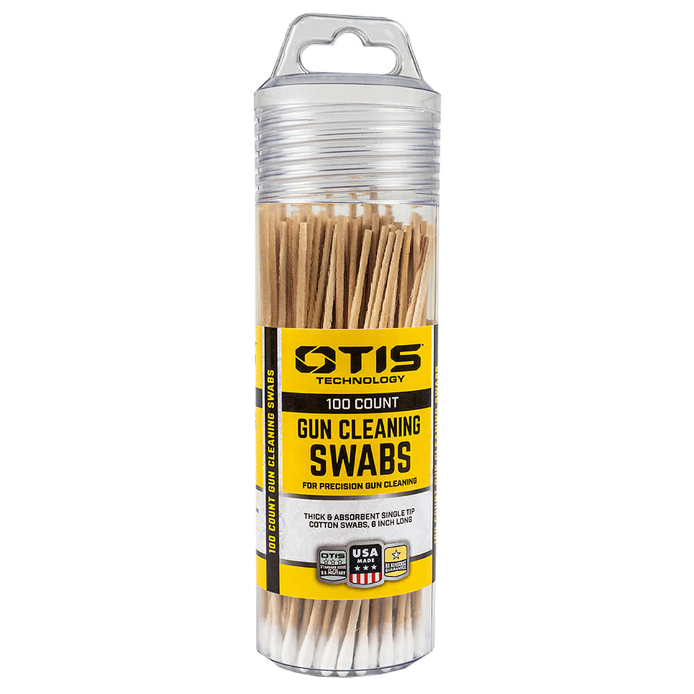 OTIS Single Tip Swabs, 100 Count, Twist Top Container FG-241-100